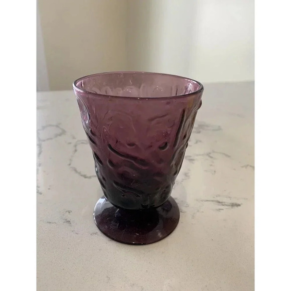 Vintage Bryce El Rancho Juice Glass Amethyst - Picture 3 of 5